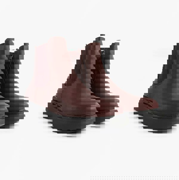 Heavenly Feet AZALEA Womens Chelsea Boots Burgundy