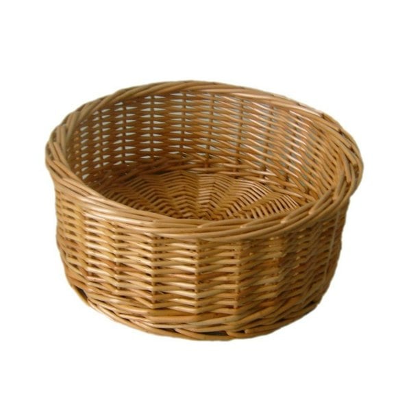 Round Straight Sided Wicker Tray