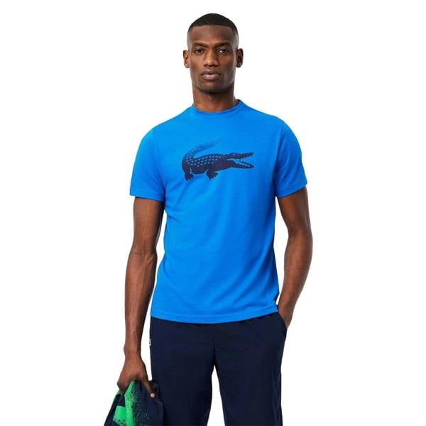 Lacoste Mens Tennis X Daniil Medvedev T-Shirt - Blue - 