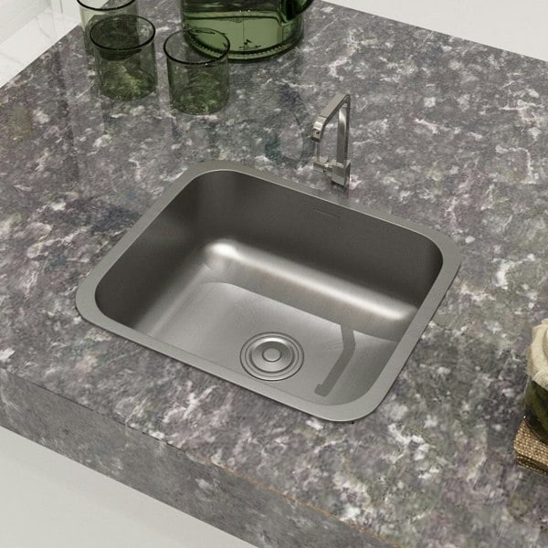 Inset Single Bowl Sink Stainless Steel Kitchen Sink Kitchen Sink Living and Home