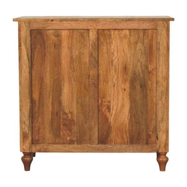 Artisan Furniture Solid Mango Wood Spindle 3-Drawer Chest