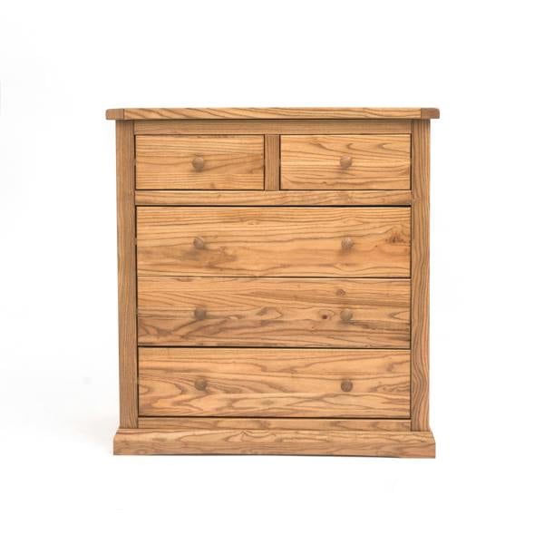 Salerno 5 Drawer Chest of Drawers Wood Knob