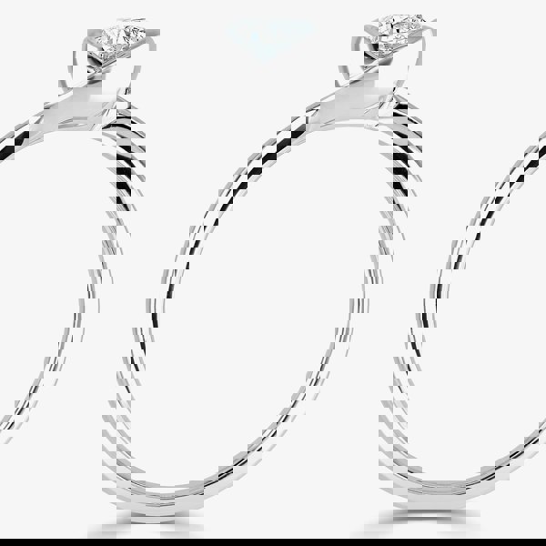 T. H. Baker Platinum 0.25ct Diamond Solitaire Ring (L) R1-1021(4.0)