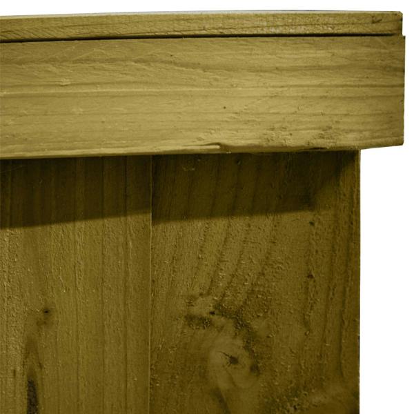 5 pack fence panel feather edge semi braced [w.6ft x h.1ft] 1