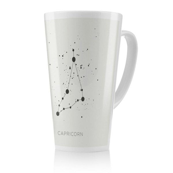 Benjamin Tate Design Star Constellation Zodiac Capricorn Dining Latte Mug