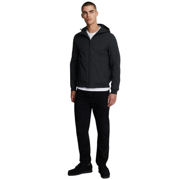 Lyle & Scott Jet Black Tonal Fleece Back Softshell XS