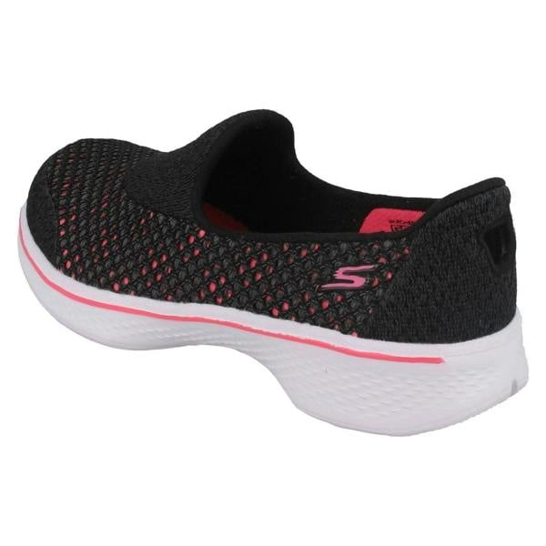 Skechers Girls Skechers Flats With Mesh Detail Go Walk 4 Kindle 81118
