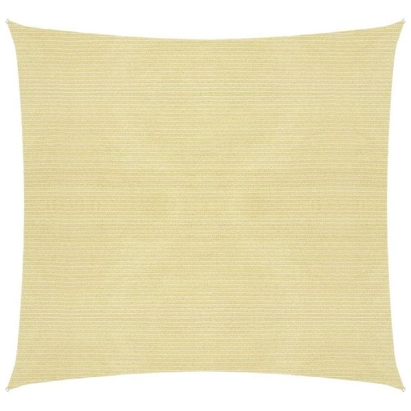 Berkfield Sunshade Sail 160 g/m�__ Beige 6x6 m HDPE