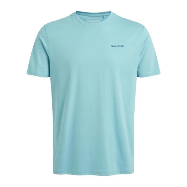 Craghoppers Mens Lucent II Valley Back Print Short-Sleeved T-Shirt - Saltpool - 