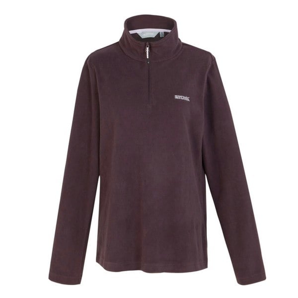 Regatta Great Outdoors Womens/Ladies Sweetheart 1/4 Zip Fleece Top - Deep Plum