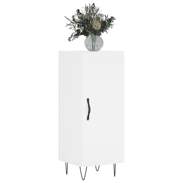 Berkfield Sideboard White 34.5x34x90 cm Engineered Wood
