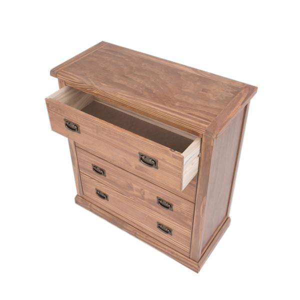 Cabinet Bits Tirolo 4 Drawer Chest of Drawers Bras Drop Handle