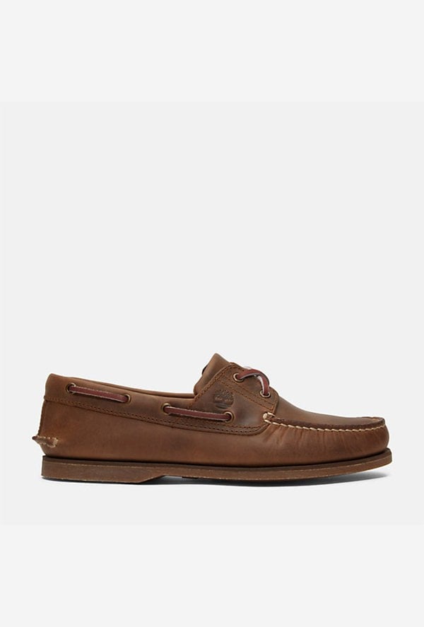 Timberland Men's Classic Leather Boat Shoes - Brown
