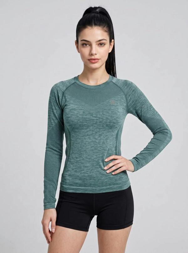 Anniou Women's Long Sleeve Fitness Top