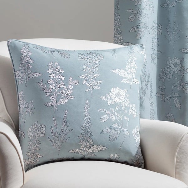 Wylder Sophia New Floral Jacquard Cushion Cover - Blue