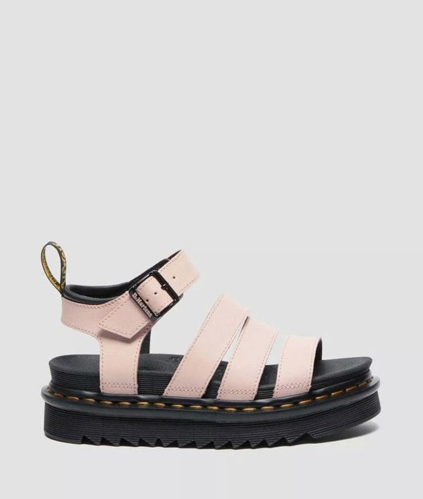 Dr. Martens Blaire Athena Leather Women's Powder Pink Sandals