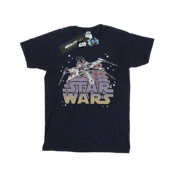 Star Wars Boys X-Wing Starfighter T-Shirt - Navy Blue