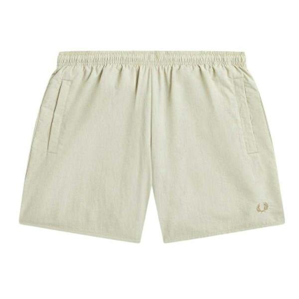 Fred Perry Mens Swim Shorts - Oyster - 