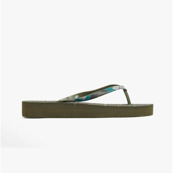 Barbour TILDA POST Toe-Post Sandals   in  Green