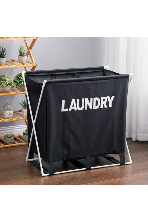 Living and Home Large Folding Laundry Basket Lightweight