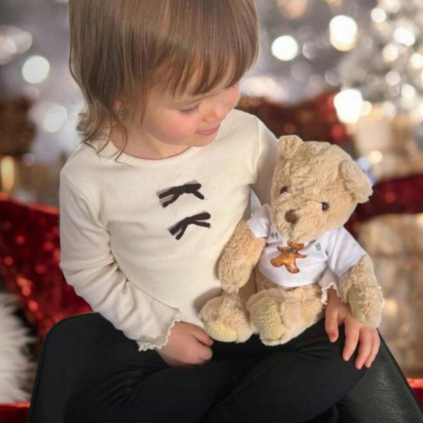 Personalised 1st Christmas Reindeer Baby Gift Box, Teddy, Vest & Keepsake