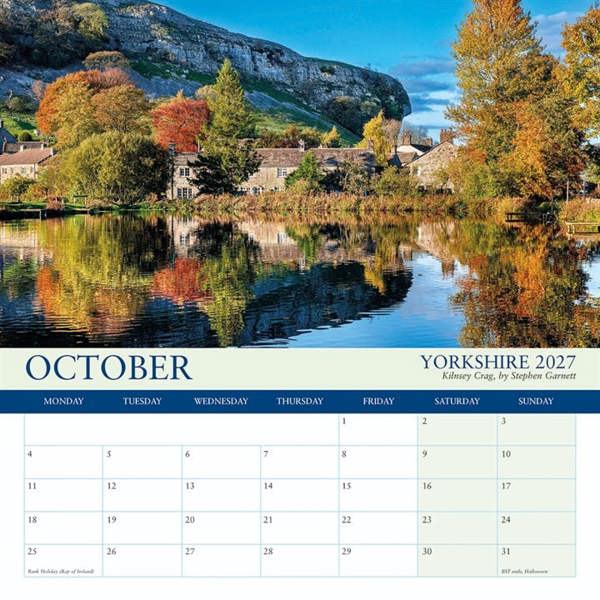 Yorkshire Dalesman Deluxe Calendar 2027, Deluxe Calendars, Month To View, Travel, Gift