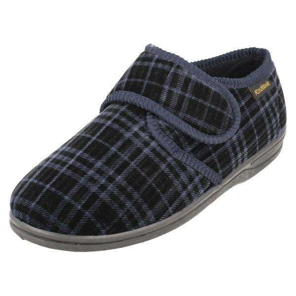 Rosebank Mens Rosebank Extra Wide Fit Indoor Slippers Dan