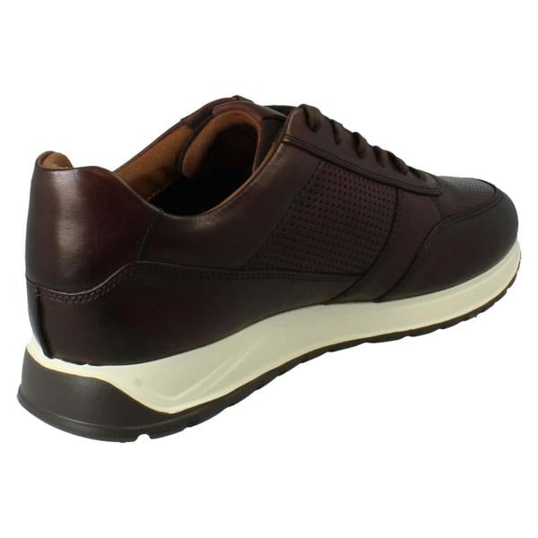 Clarks Mens Clarks Brown Lace Up Trainer Shoes - Radwell Tie