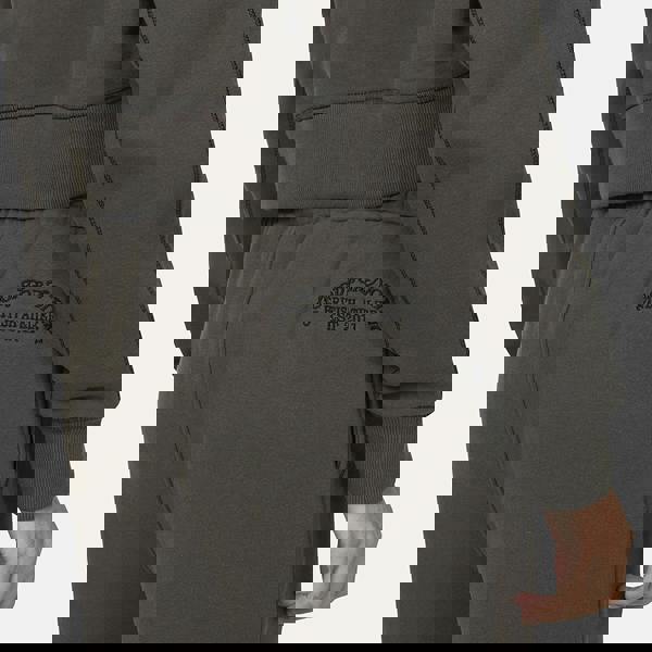 Good For Nothing Grey Cropped Zip Through Hoodie - Grey Image 5