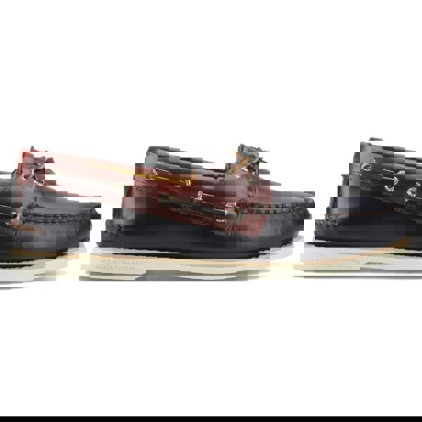 Sperry Authentic Gold Cup Leather Men's Black/Brown Boat Shoes