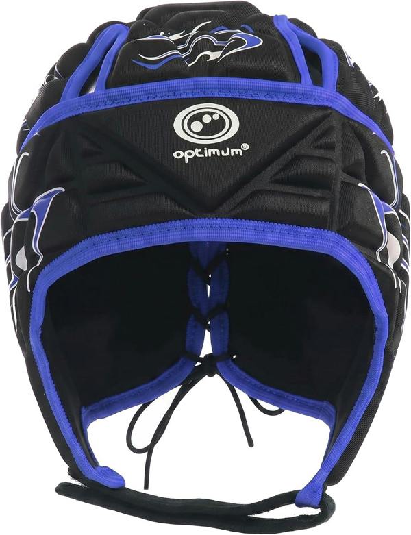 Optimum Inferno Rugby Headguard Blue | Lightweight, Adjustable Fit - Optimum