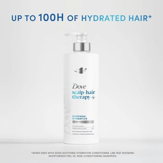 Dove Scalp+Hair Therapy Conditioner 6x700ml Soothing Hydration, Hyaluron-Complex