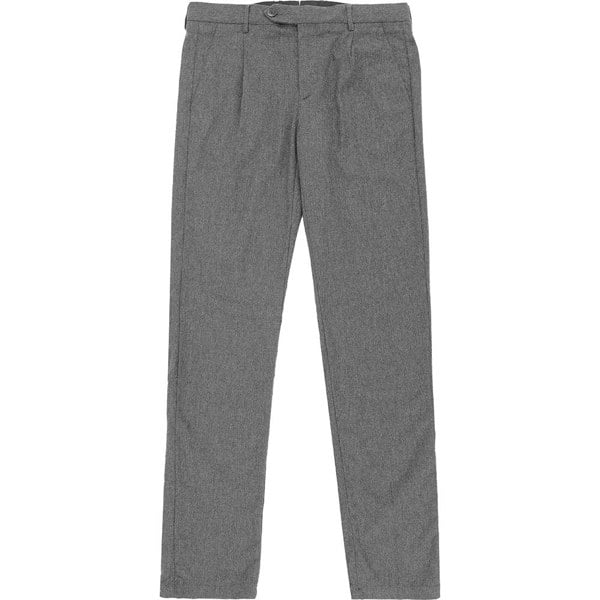 Hackett Mens Grey Washed Wool Trousers (30L)