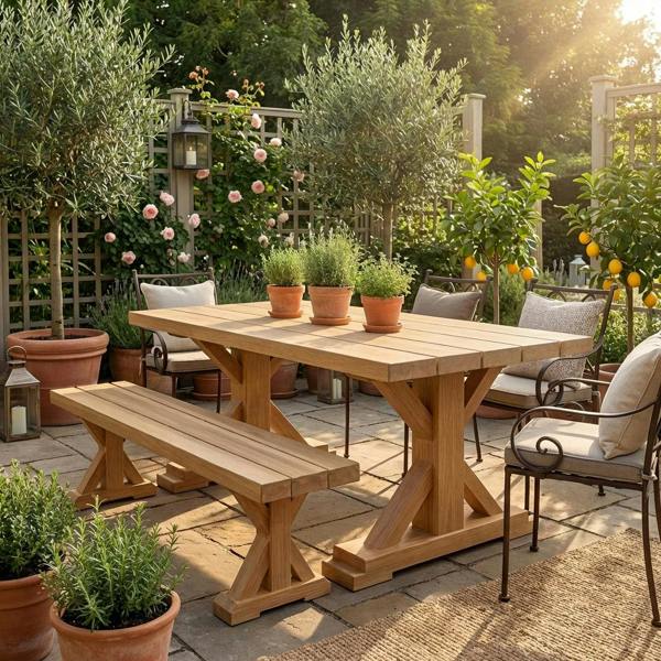 The Bespoke Carpentry Co Chunky Outdoor Table