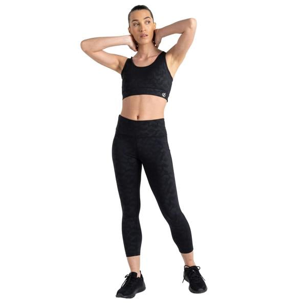 Dare 2B Womens/Ladies Influential Chevron 7/8 Leggings - Black - 