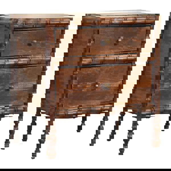 Artisan Furniture Bamboo Frame Nightstand in Roasted Almond