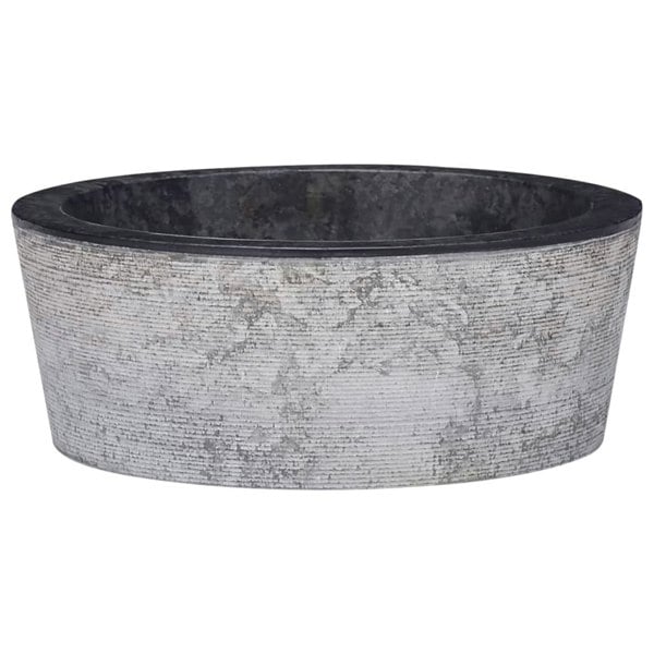 Berkfield Sink Black �_�”�_40x15 cm Marble