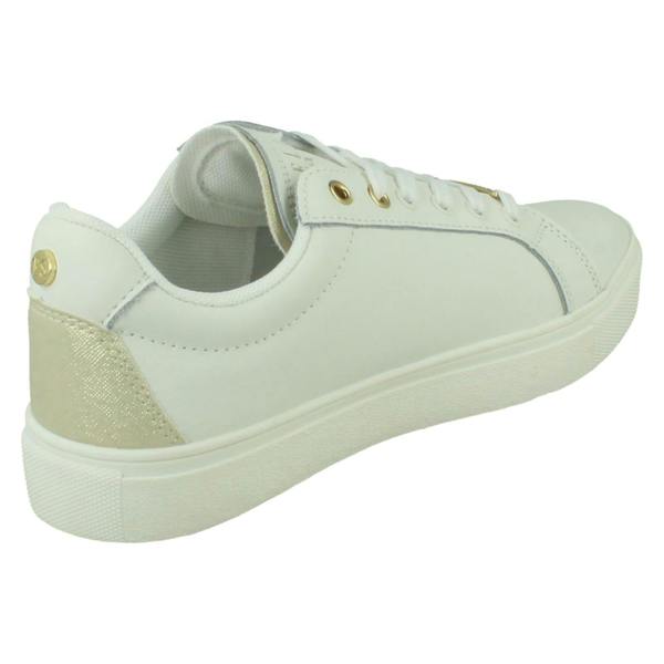 Elle Sport Ladies Elle Sport Leather Lace- up Trainers F7376