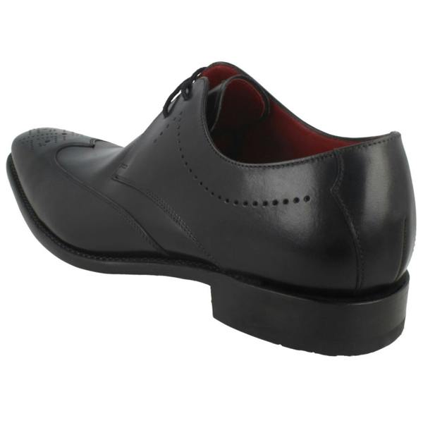 Loake Mens Loake Brogue Lace Up Leather Shoes Stitch