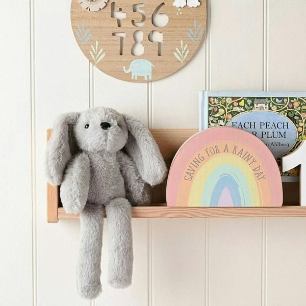 T. H. Baker Softies Theo Long Legged Grey Bunny Soft Toy Gift SOF104