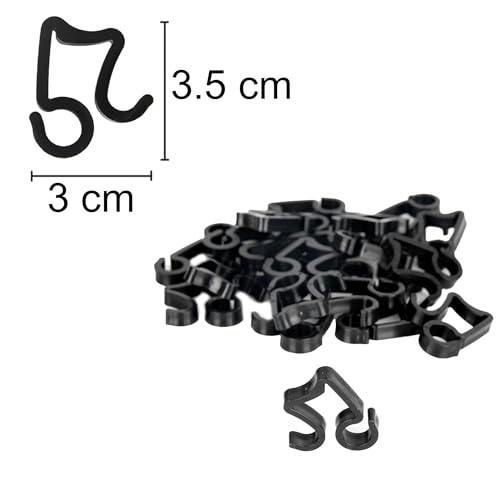 24Pcs Black Gutter Hooks for Festive Lights and Seasonal Outdoor Decorating image 4