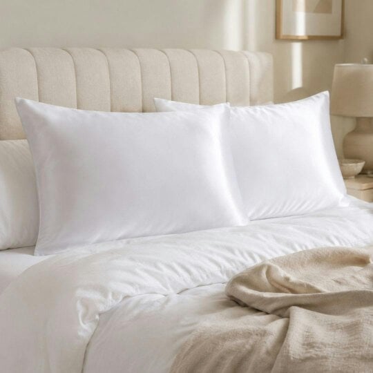 Soft Satin Pillowcase Set, Cloud