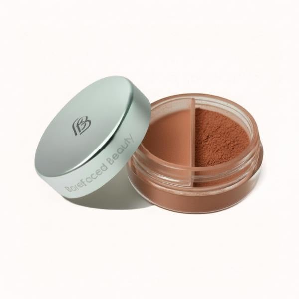 BareFaced Beauty Mineral Bronzer – Natural Vegan Loose Bronzing Powder for Sensitive Skin
