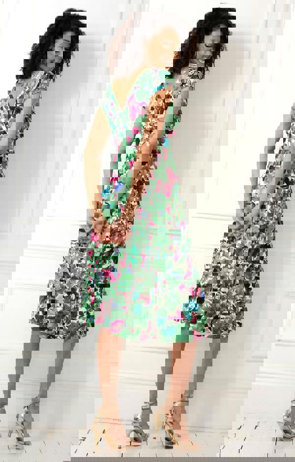 Alie Street London Sara Midi Dress - Paradise Green