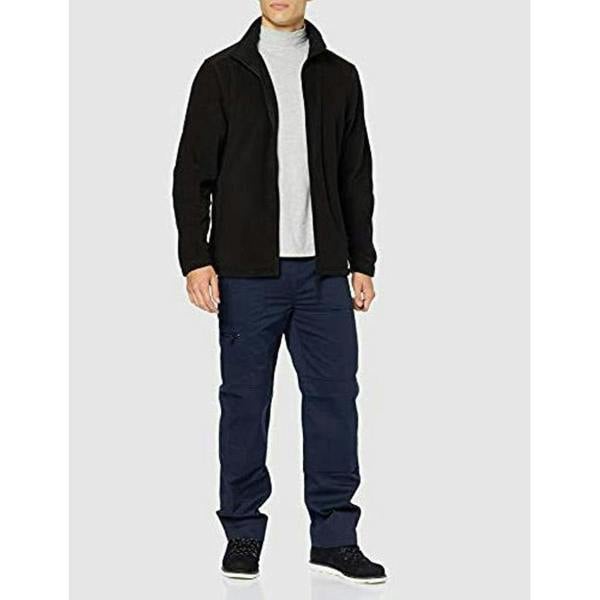Regatta Mens Plain Micro Fleece Full Zip Jacket (Layer Lite) - Black - 