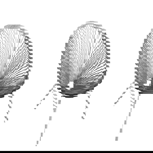 Dorel Home Avo XL Lounge Chairs 2 pack in black