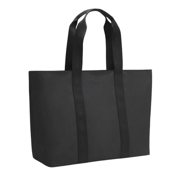 Hugo Polyester Tote Bag - Black - 