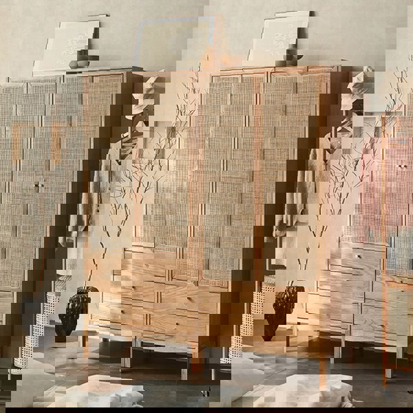Caden Rattan Wardrobe, Wood-Rit Concept-Rit Concept