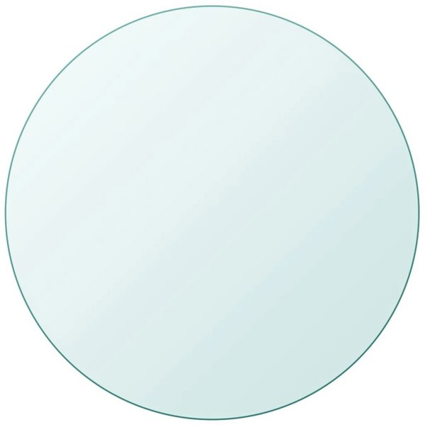 Berkfield Table Top Tempered Glass Round 900 mm