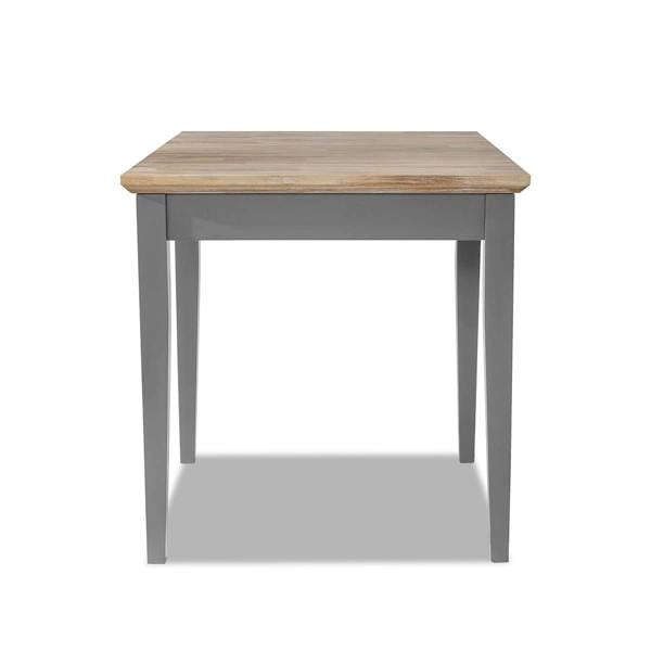 Statement Furniture Florence Square Extendable Kitchen Dining Table, Drop Down Leaf Small Table